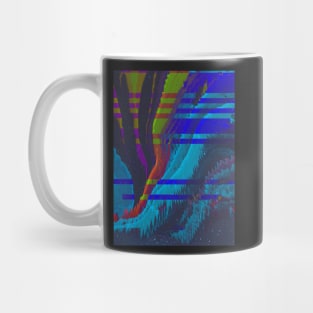 WISE GUY - Corrupted Glitch Art in Space Mug